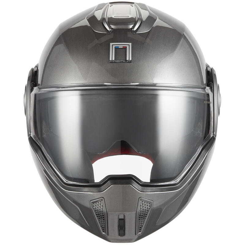 NOX PREMIUM Spinner flip-up motorhelm, mat titanium