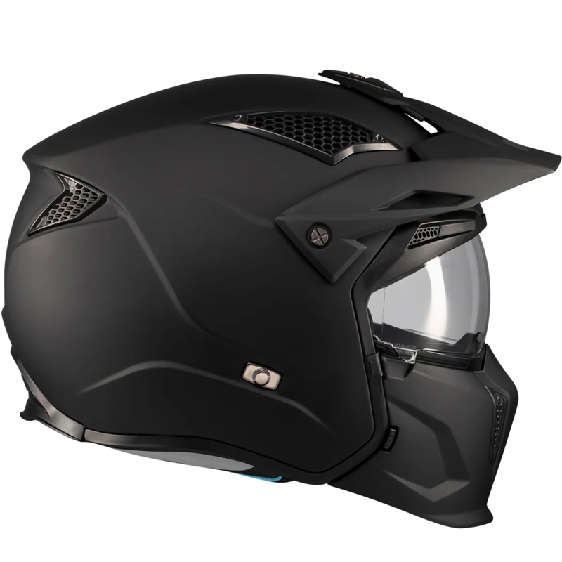 Modulaire motorhelm MT Streetfighter SV S Pure A1 matzwart