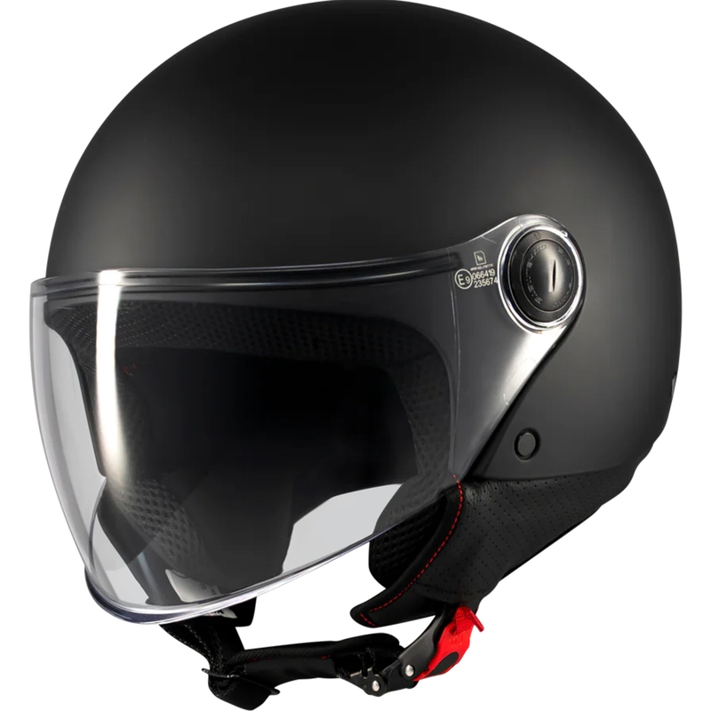 Open motorhelm MT Street S Pure A1 mat zwart