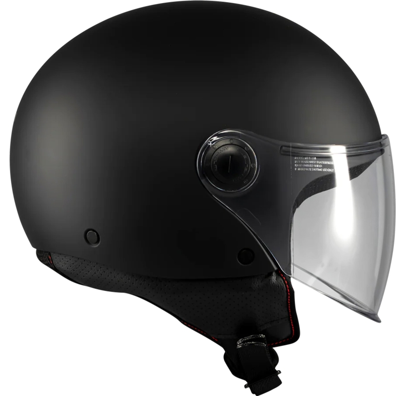 Open motorhelm MT Street S Pure A1 mat zwart