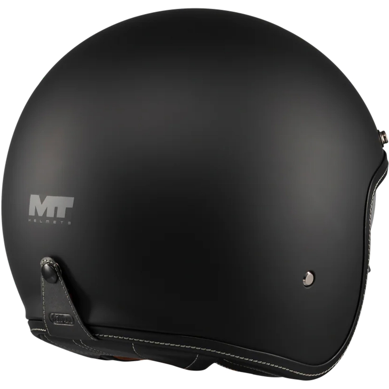 Open motorhelm MT Lemans 2 SV S Pure A1 matzwart