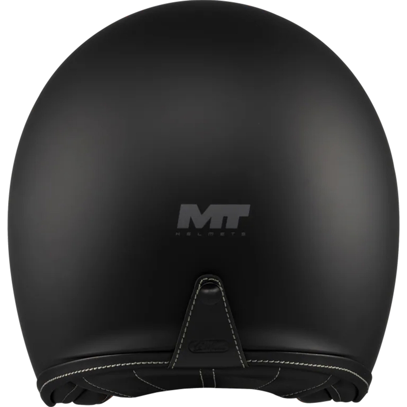 Open motorhelm MT Lemans 2 SV S Pure A1 matzwart