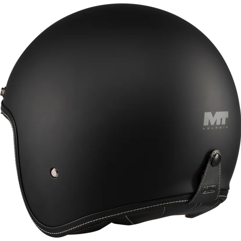 Open motorhelm MT Lemans 2 SV S Pure A1 matzwart