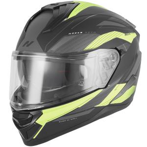 Integraal motorhelm NOX N304-S REVO mat zwart-fluo geel