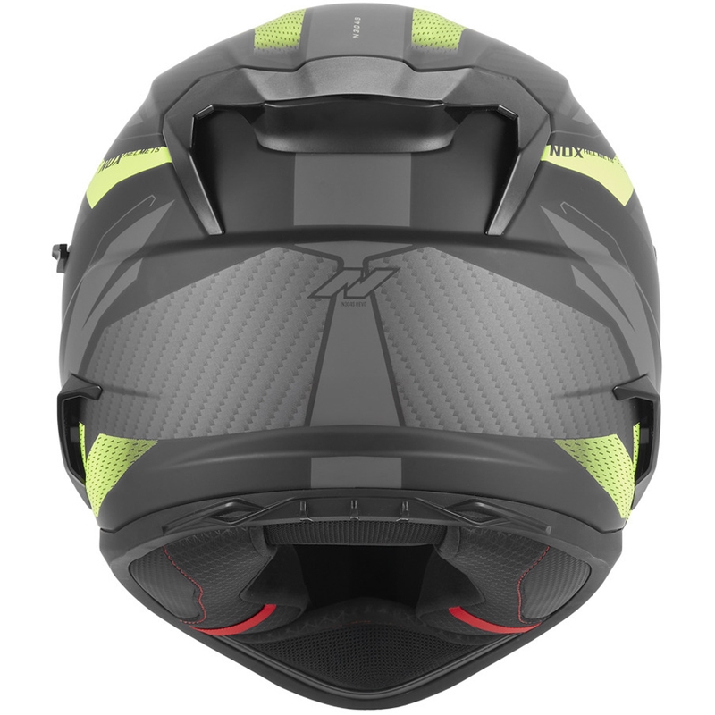 Integraal motorhelm NOX N304-S REVO mat zwart-fluo geel