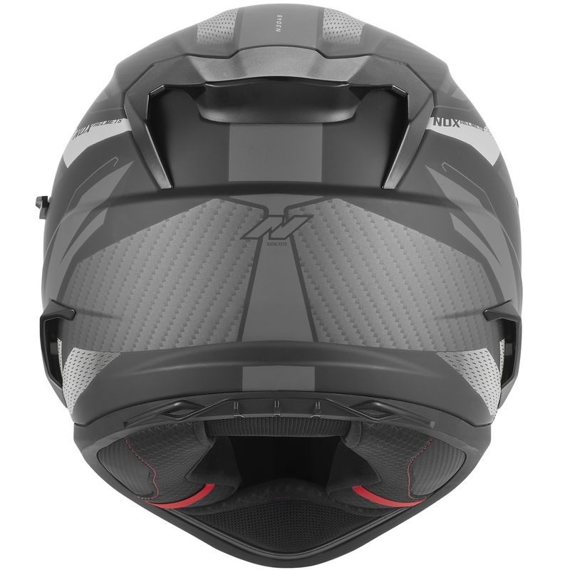 Integraal motorhelm NOX N304-S REVO mat zwart-zilver
