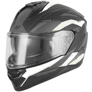 Integraal motorhelm NOX N304-S REVO mat zwart-wit