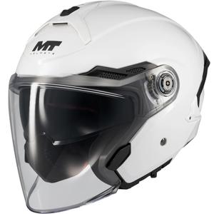 Open motorhelm MT Cosmo SV Pure A0 wit