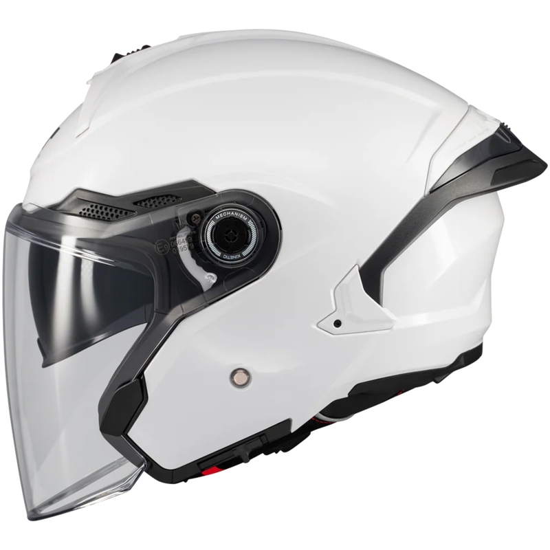 Open motorhelm MT Cosmo SV Pure A0 wit