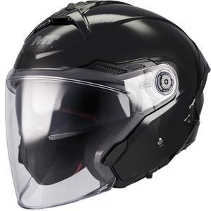 Open motorhelm MT Cosmo SV Pure A1 zwart