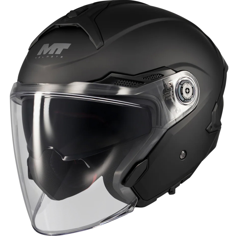 Open motorhelm MT Cosmo SV Pure A1 mat zwart