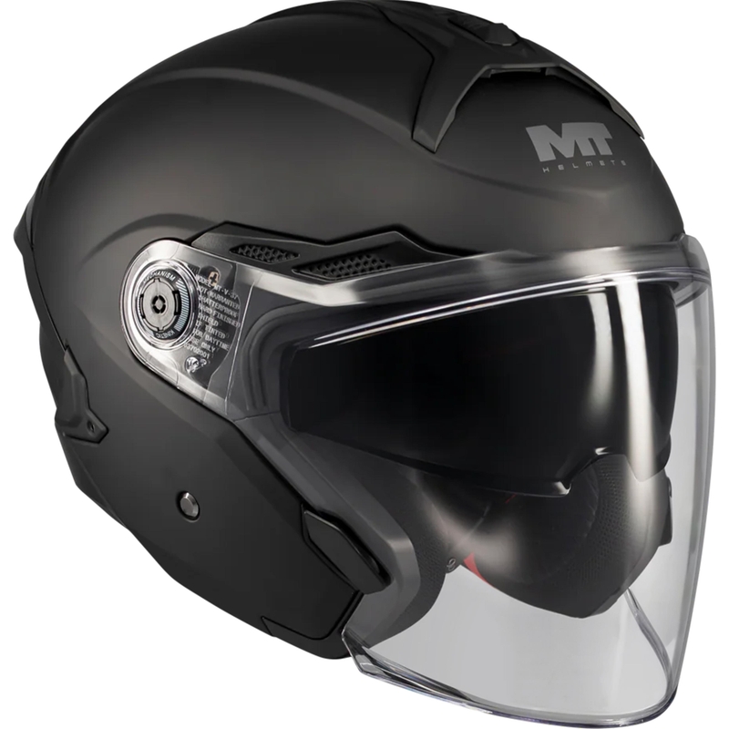 Open motorhelm MT Cosmo SV Pure A1 mat zwart