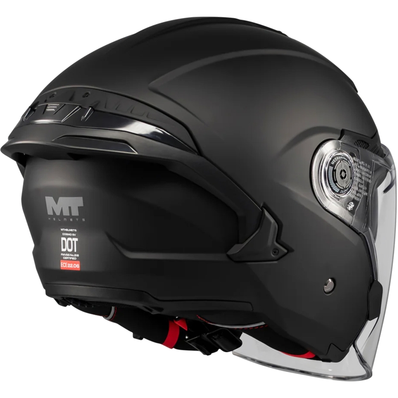 Open motorhelm MT Cosmo SV Pure A1 mat zwart