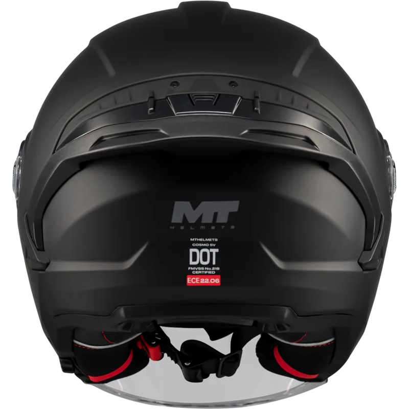 Open motorhelm MT Cosmo SV Pure A1 mat zwart
