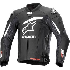 Alpinestars GP Plus R 4 Rideknit zwart-wit leren motorjack