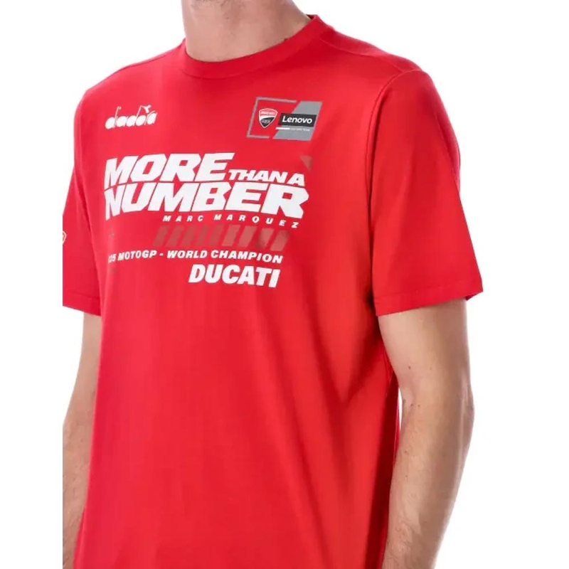 T-shirt Ducati Marc Marquez MM93 Wereldkampioen rood