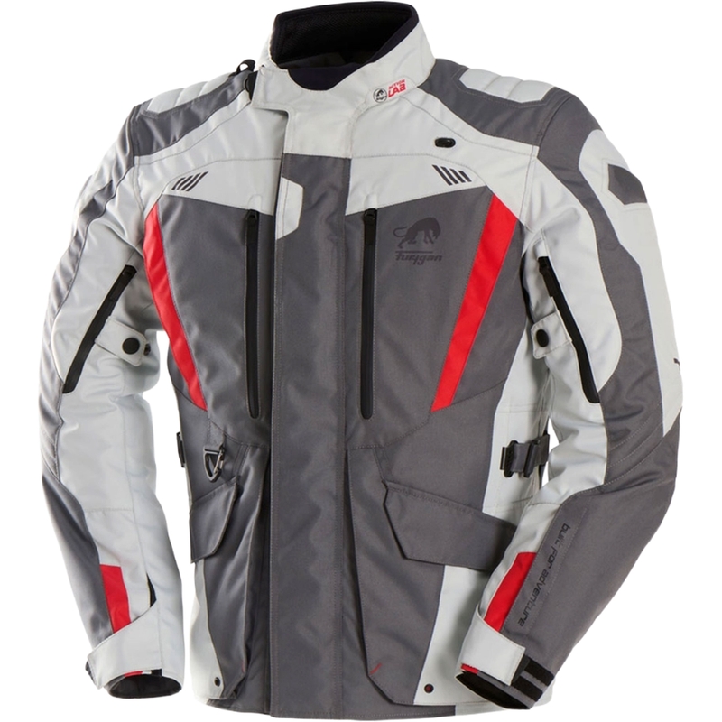 Furygan Apalaches Evo motorjas grijs-beige-rood