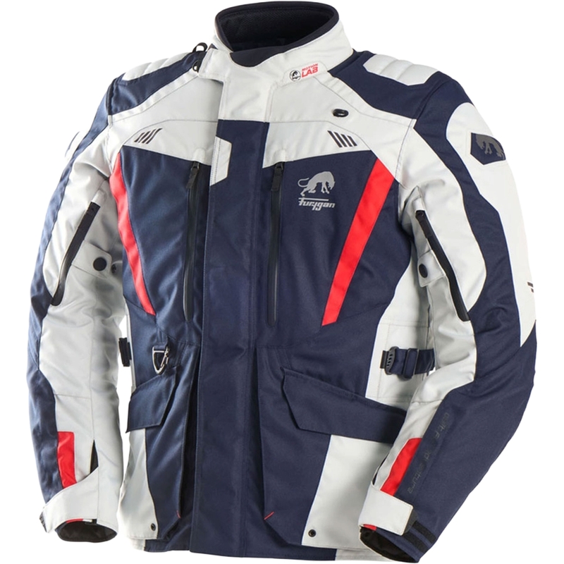 Furygan Apalaches Evo blauw-beige-rood motorjack