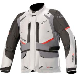 Alpinestars Andes Drystar grijs-zwart-rood motorjack