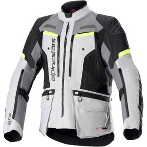 Alpinestars Bogota PRO Drystar motorjack grijs-zwart-fluogeel