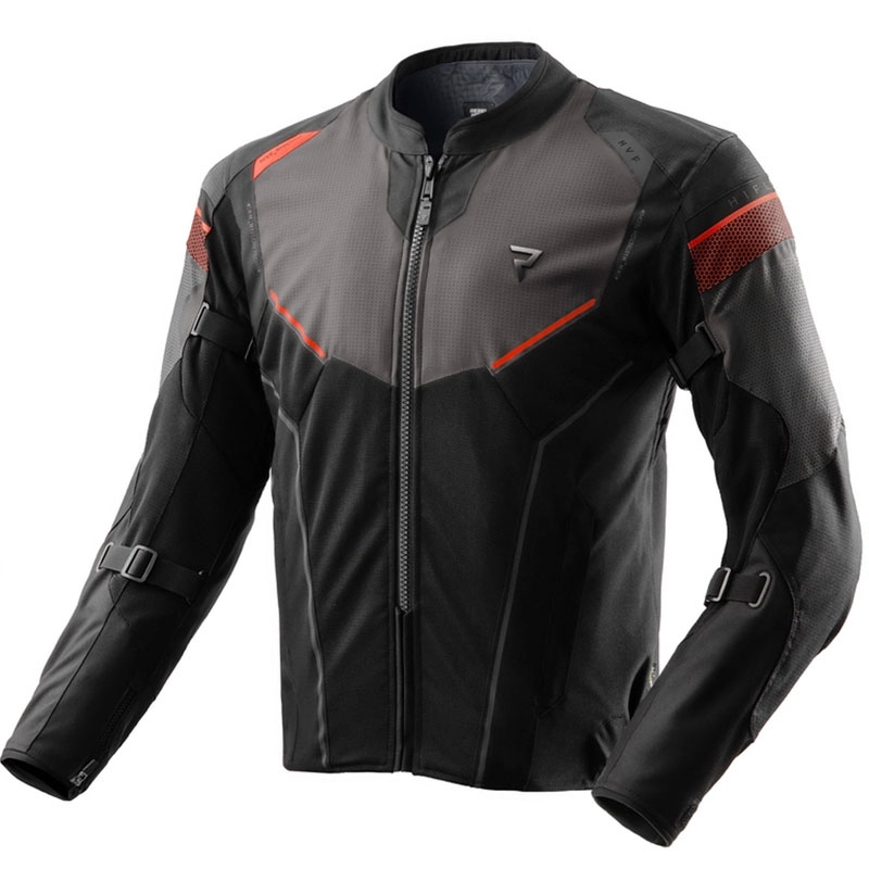 Rebelhorn Hiflow V motorjack zwart-grijs-rood