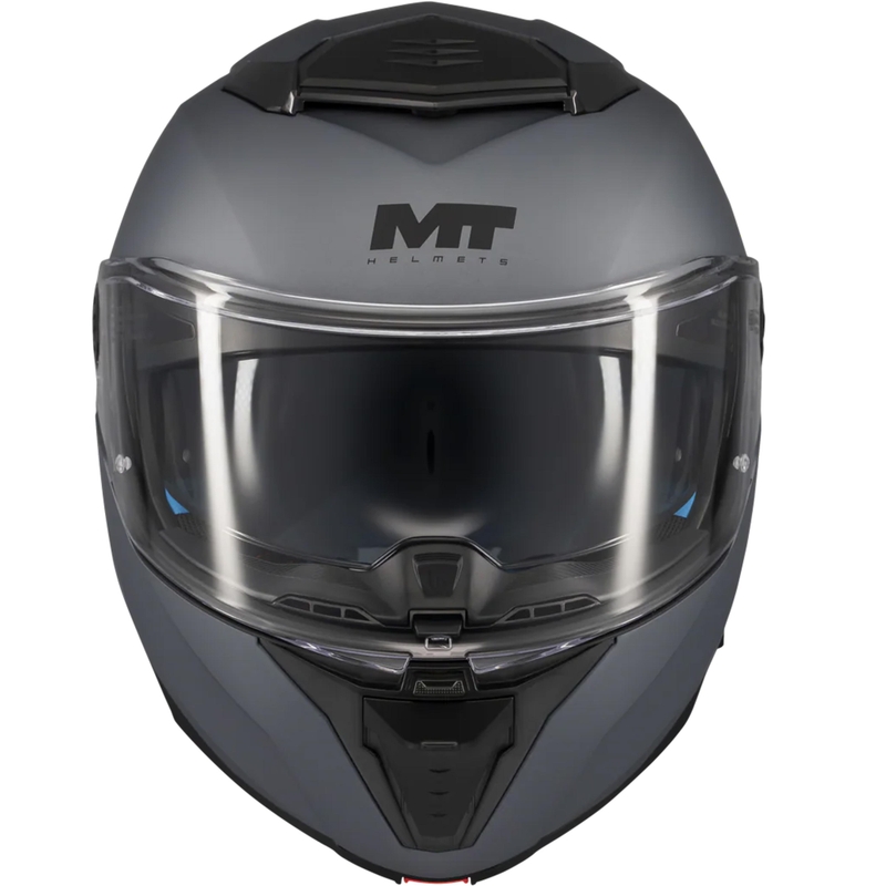 Opklapbare motorhelm MT Atom 2 SV Pure A2 matgrijs