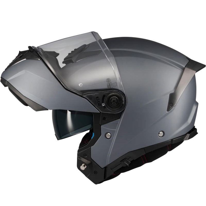 Opklapbare motorhelm MT Atom 2 SV Pure A2 matgrijs
