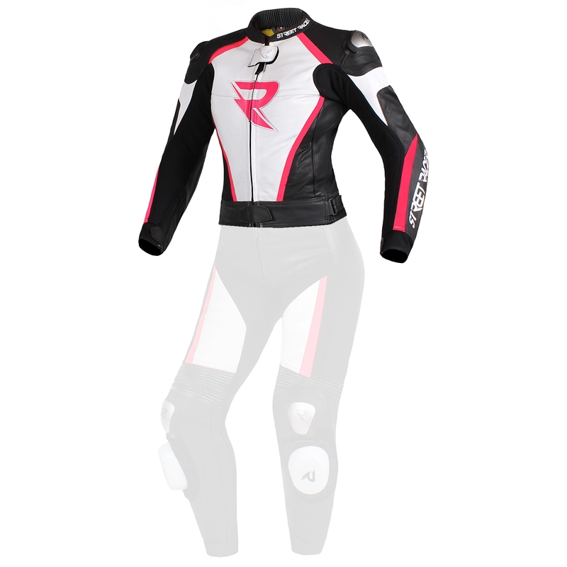 Dámská bunda Street Racer Kiara černo-bílo-fluo růžová výprodej