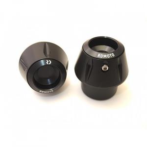 Chrániče proti pádu RDMOTO černý s černými krytkami