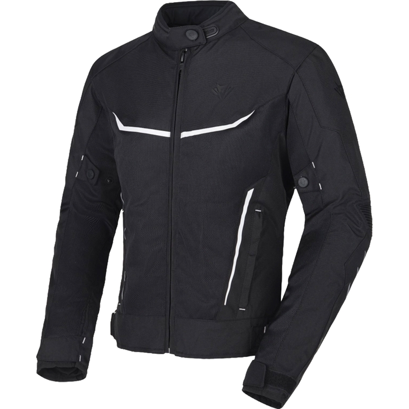 Dames RSA Runway zwart-wit motorjack