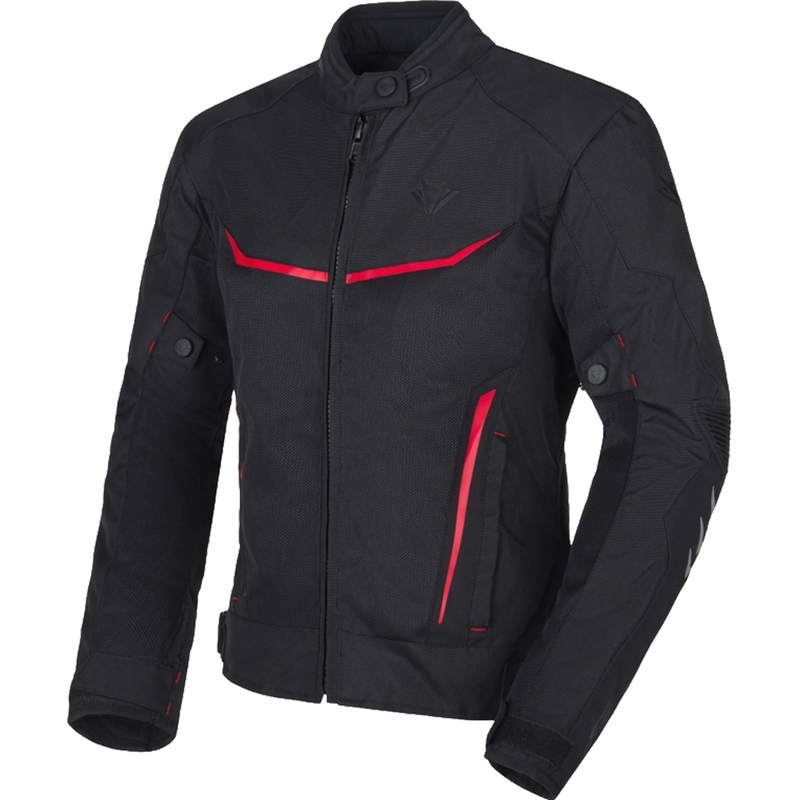 RSA Runway dames motorjack zwart en rood