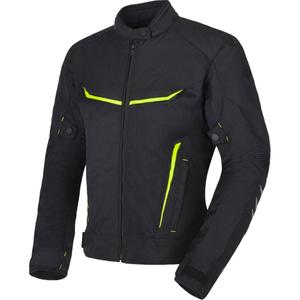 Dames RSA Runway Zwart-Fluo Geel Motorjack