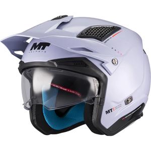Open face trial motorhelm MT District SV S Soul C17 grijs-zwart