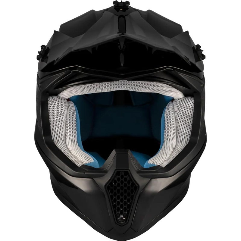 Motocrosshelm MT Falcon S Pure A1 matzwart