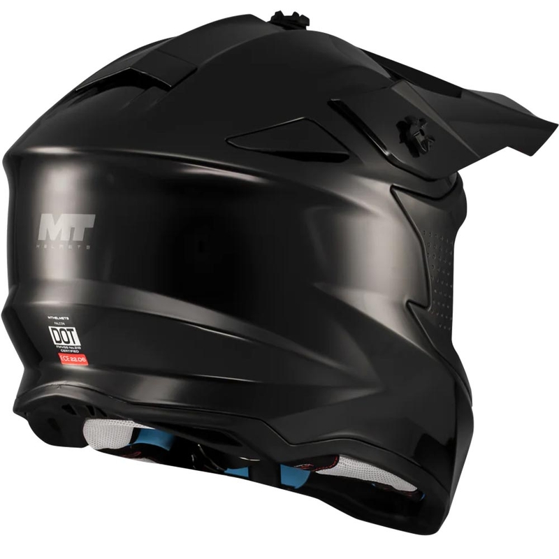 Motocrosshelm MT Falcon S Pure A1 matzwart