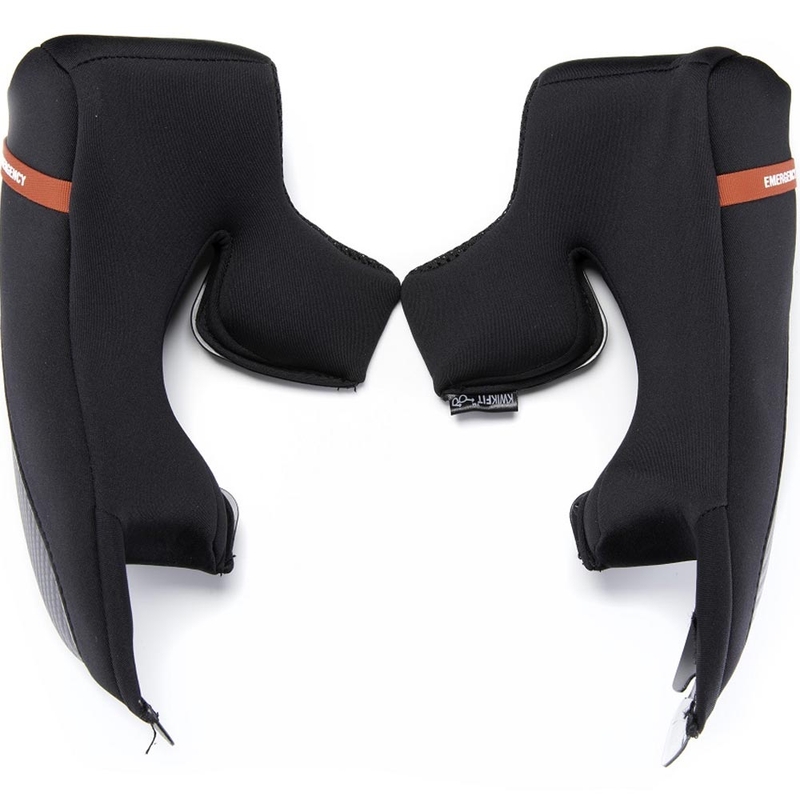 Wangkussens voor de Scorpion EXO-1500 Air motorhelm, zwart.