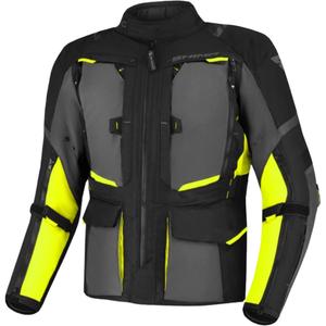 Motorjas Shima Hero 2.0 zwart-grijs-fluogeel