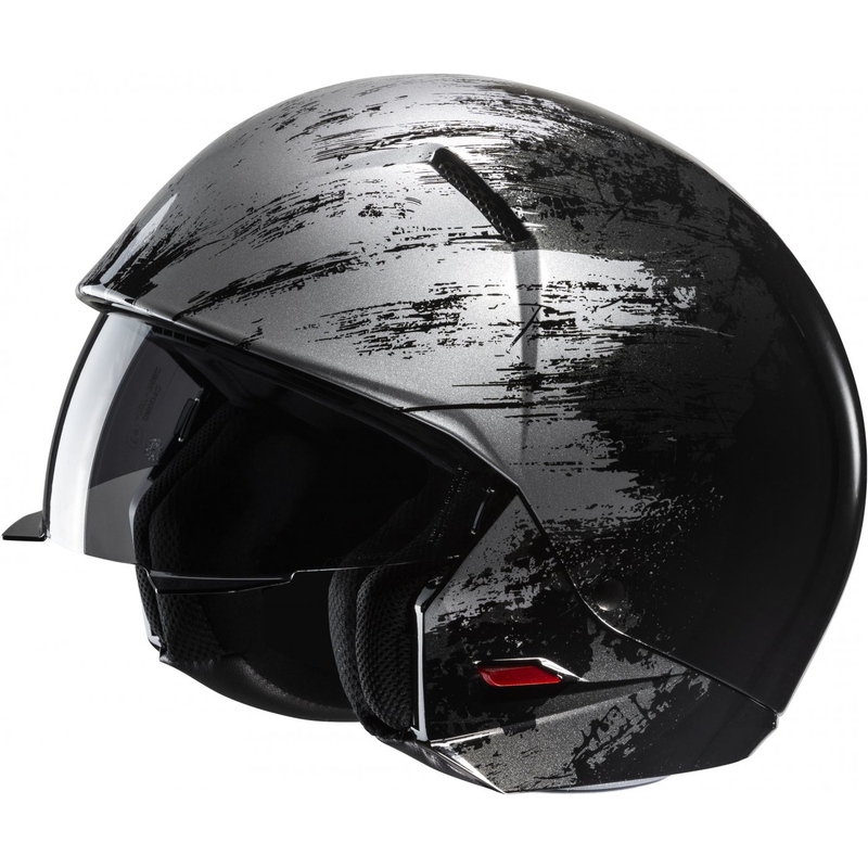 Open helm met masker HJC i20 Furia MC5 zwart-grijs - II. kwaliteit