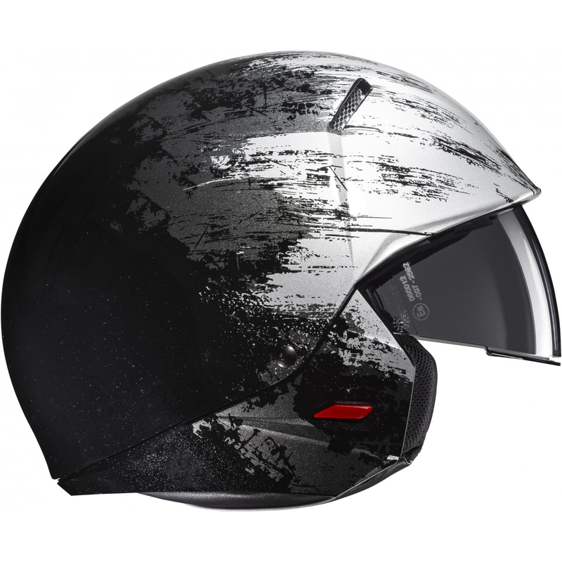 Open helm met masker HJC i20 Furia MC5 zwart-grijs - II. kwaliteit