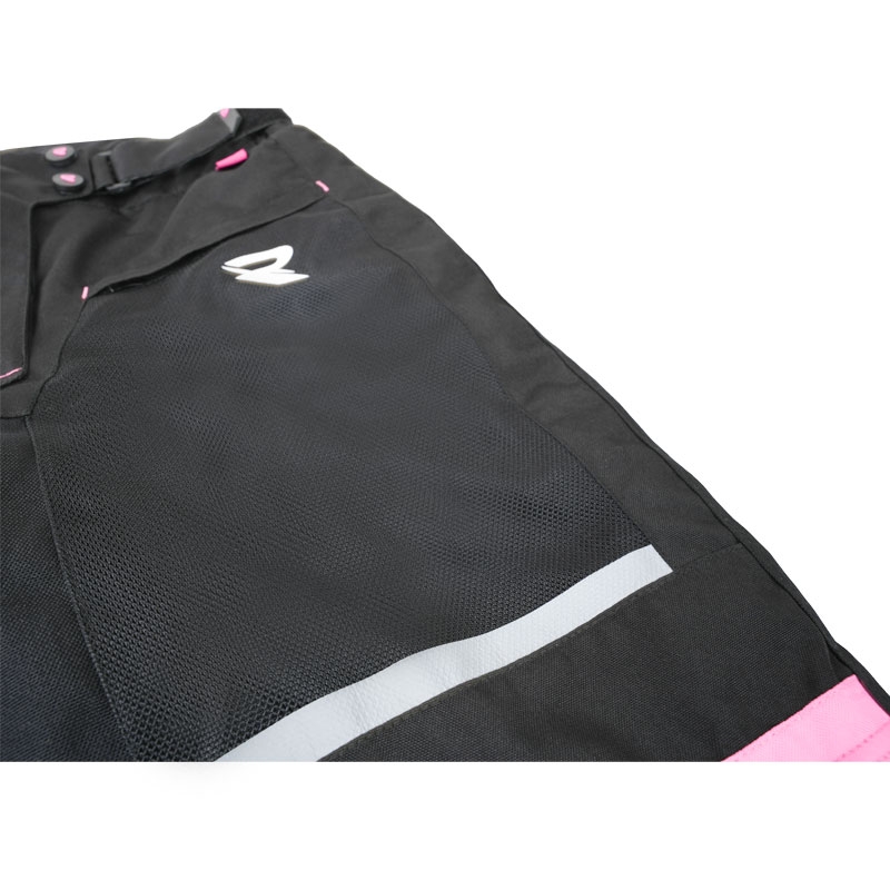 Dames motorbroek Street Racer Betty II Air zwart-roze - 2e kwaliteit - II. kwaliteit