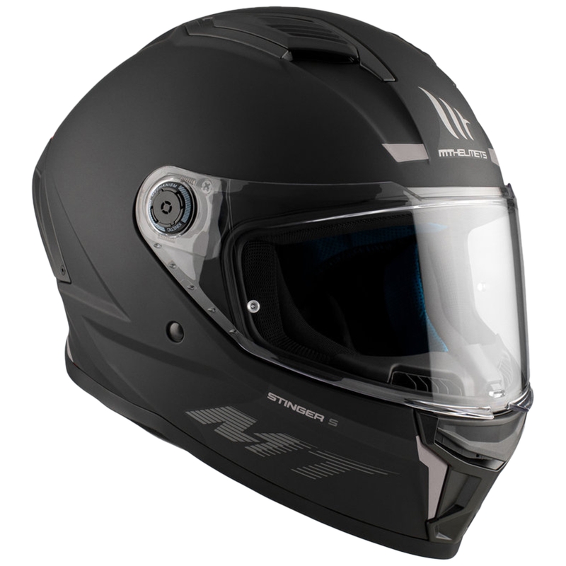 Integraal motorhelm MT Stinger 2 Solid mat zwart - II. kwaliteit