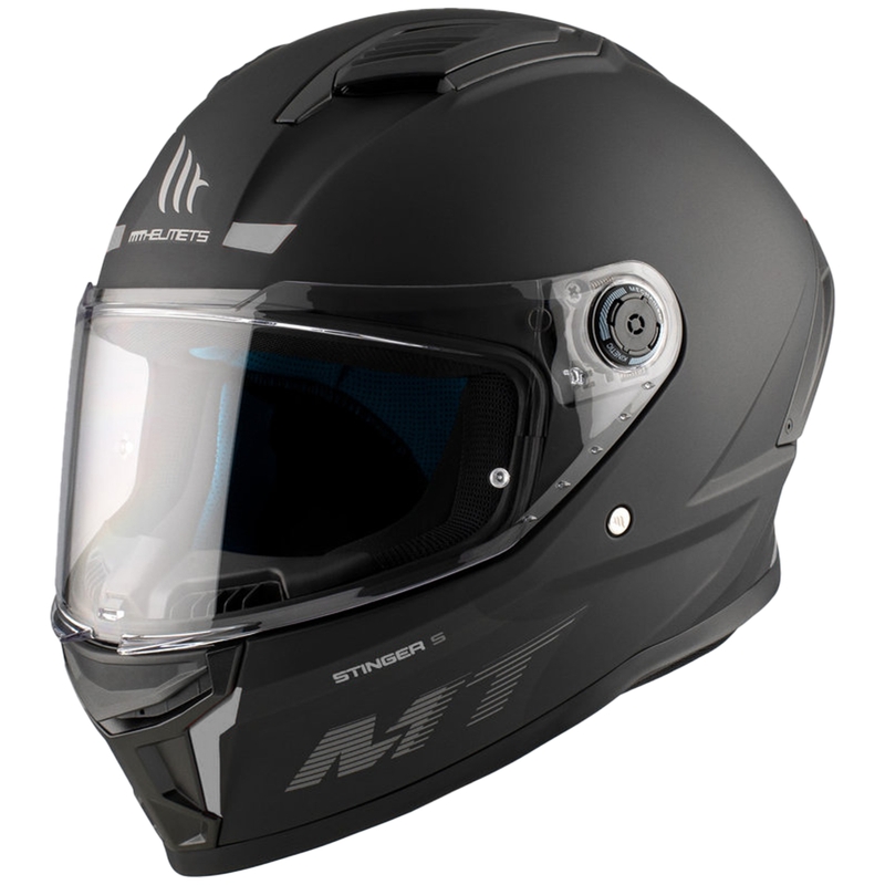 Integraal motorhelm MT Stinger 2 Solid mat zwart - II. kwaliteit