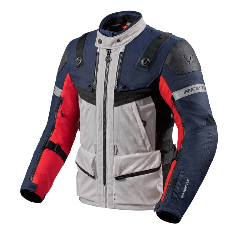 Revit Defender 3 GTX motorjas rood-blauw - II. kwaliteit