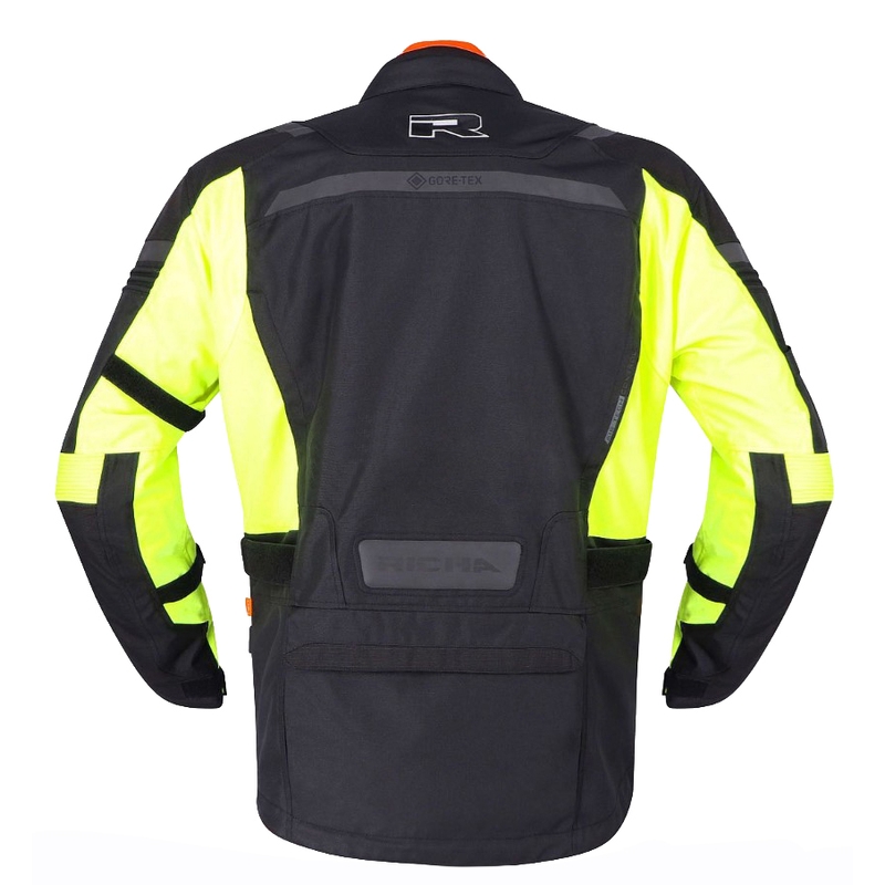RICHA Brutus GTX motorjack zwart-fluo geel uitverkoop - 2e kwaliteit - II. kwaliteit
