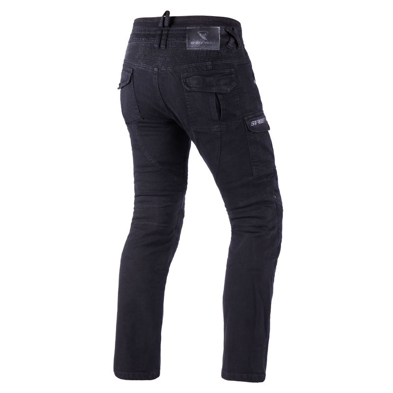 Street Racer Cargo CE motorjeans zwart 2 - 2e kwaliteit - II. kwaliteit