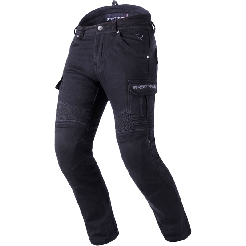 Street Racer Cargo CE motorjeans zwart 2 - 2e kwaliteit - II. kwaliteit