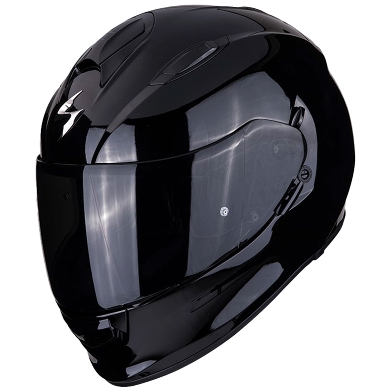 Scorpion Exo-491 Solid integraal motorhelm, glanzend zwart - II. kwaliteit
