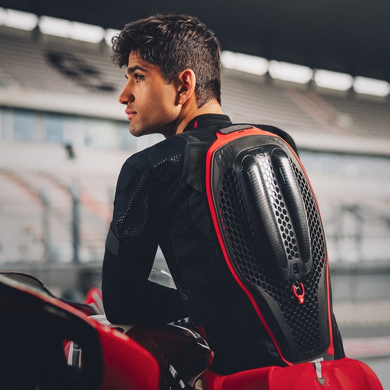Alpinestars TECH-AIR®7X System airbagvest zwart-rood - II. klasse - II. kwaliteit