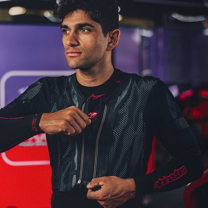 Alpinestars TECH-AIR®7X System airbagvest zwart-rood - II. klasse - II. kwaliteit