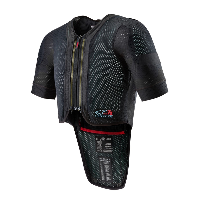 Alpinestars TECH-AIR®7X System airbagvest zwart-rood - II. klasse - II. kwaliteit